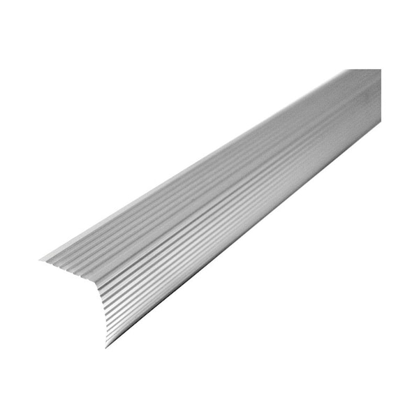 M-D Building Products CINCH 1.125 in. H X 1.125 in. W X 36 in. L Prefinished Silver Aluminum Stair E 43309 - main